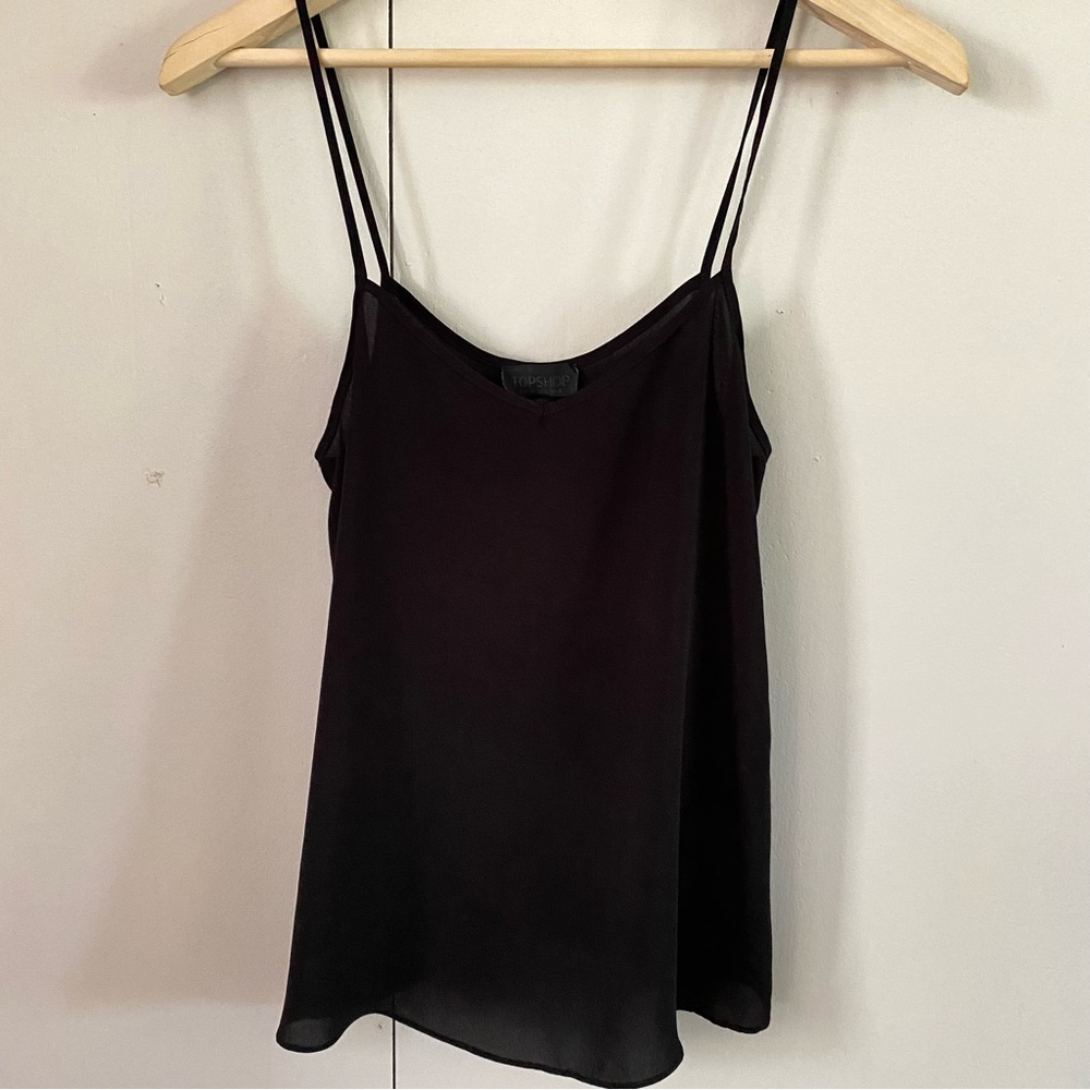 Topshop Simple Black Tank